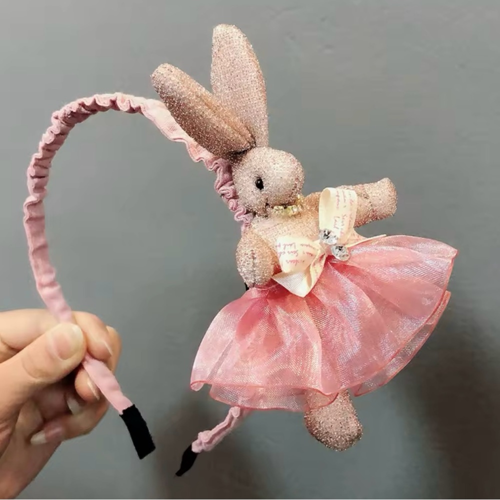 Pink Bunny Headband for Kids